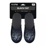 Slipper schwarze Katze schwarz