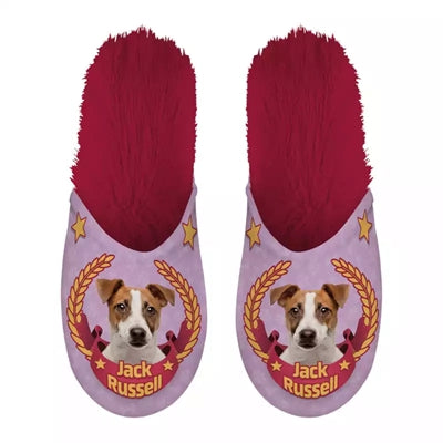 Slipper Jack Russel Pink Fuchsia