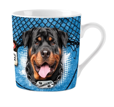 Plenty Gifts Tasse Rottweiler blau