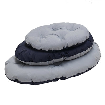 Palisander-Hundekissen, robust, mucky, oval, grau, marineblau