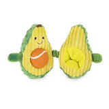 Rosenholz-Avocado mit Tennisball-Plüsch