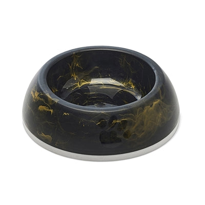 Savic Futternapf Delice 1 Marmor schwarz gold