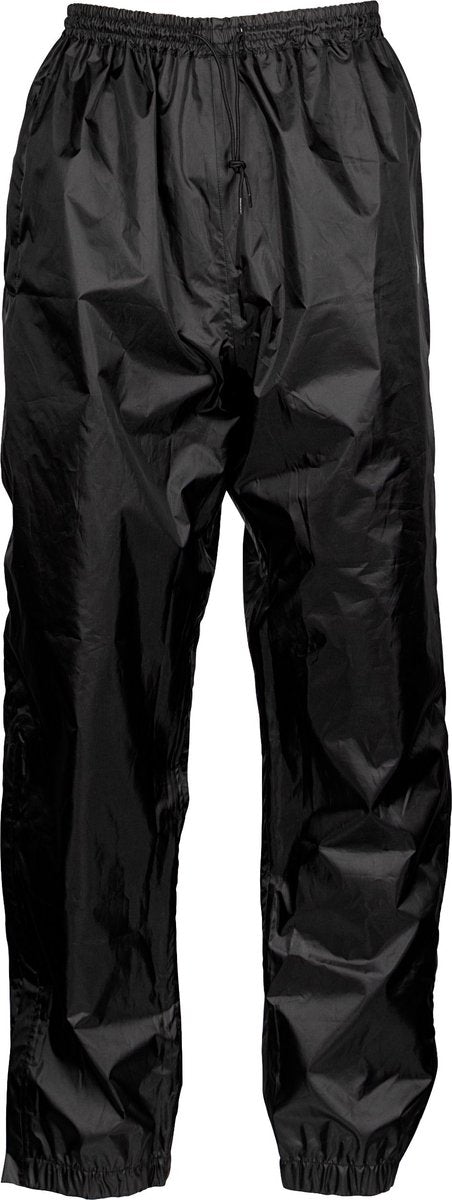 Ralka waterdichte regenbroek met rits - ademend - maat s - zwart - unisex - hiking