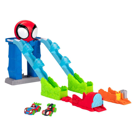 Jazwares Spidey Mega Jump Headquarter-Rennstrecke