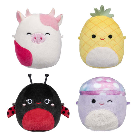 Squishmallows kuschelige Plüsch-Mikromallows – Maui, Trudy, Caedyn, Minya, 4er-Pack