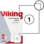 Multifunctionele etiketten viking 980472 mat wit