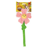 Fofos Crinkle-Blume rosa mit Seilstiel