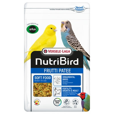Nutribird behandelt Frutti-Pastete