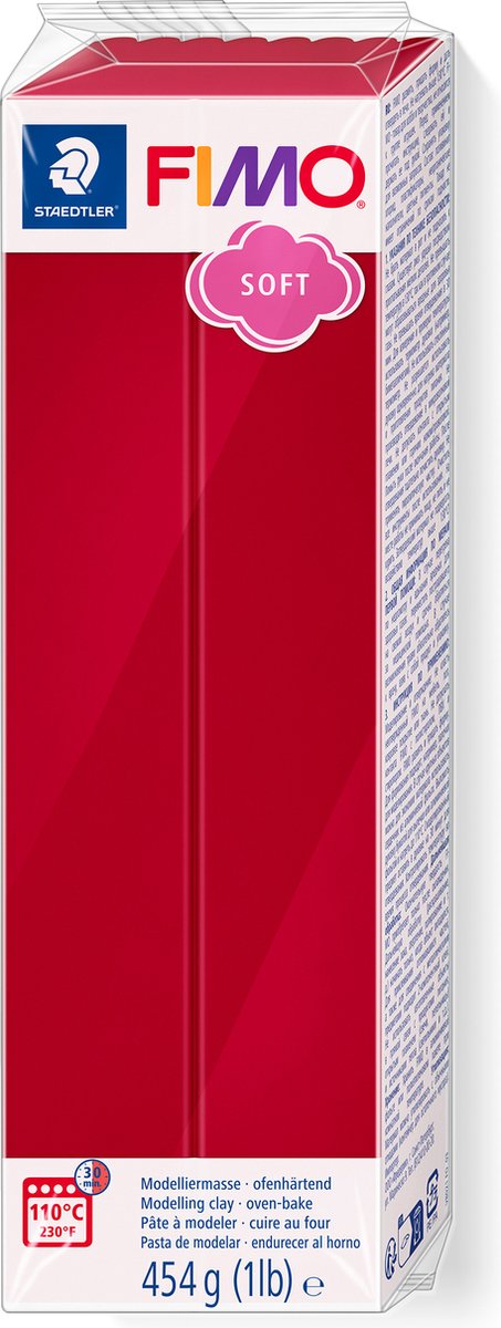 Fimo Soft-Modelliermasse 454 g Kirschrot