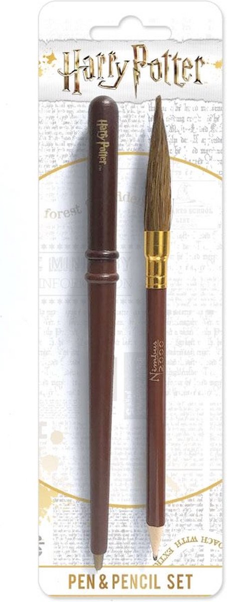 Pyramid International Harry Potter Pen Bleistiftset Wandbesen braun