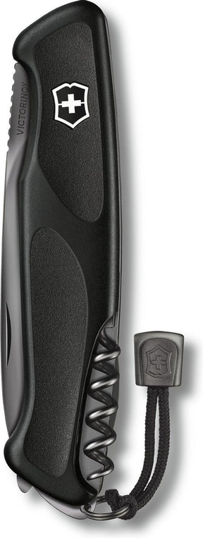 Victorinox Ranger Grip 55 Onyxschwarz – Schweizer Taschenmesser – 12 Funktionen – Geschenkbox