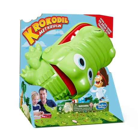 Hasbro Gaming Krokodil mit Zahnschmerzen – Actionspiel – Klassiker – Brettspiel