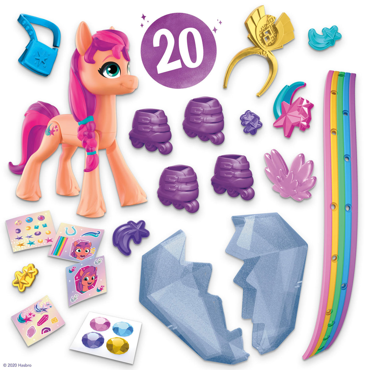 Hasbro mein kleiner Ponyfilm Kristal Adventures Sunny Starscout