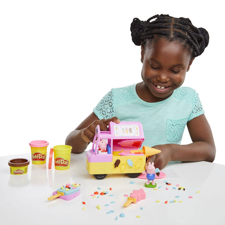Play-doh Peppas Eiscreme-Spielset – Modelliermasse – inklusive 5 Gläser