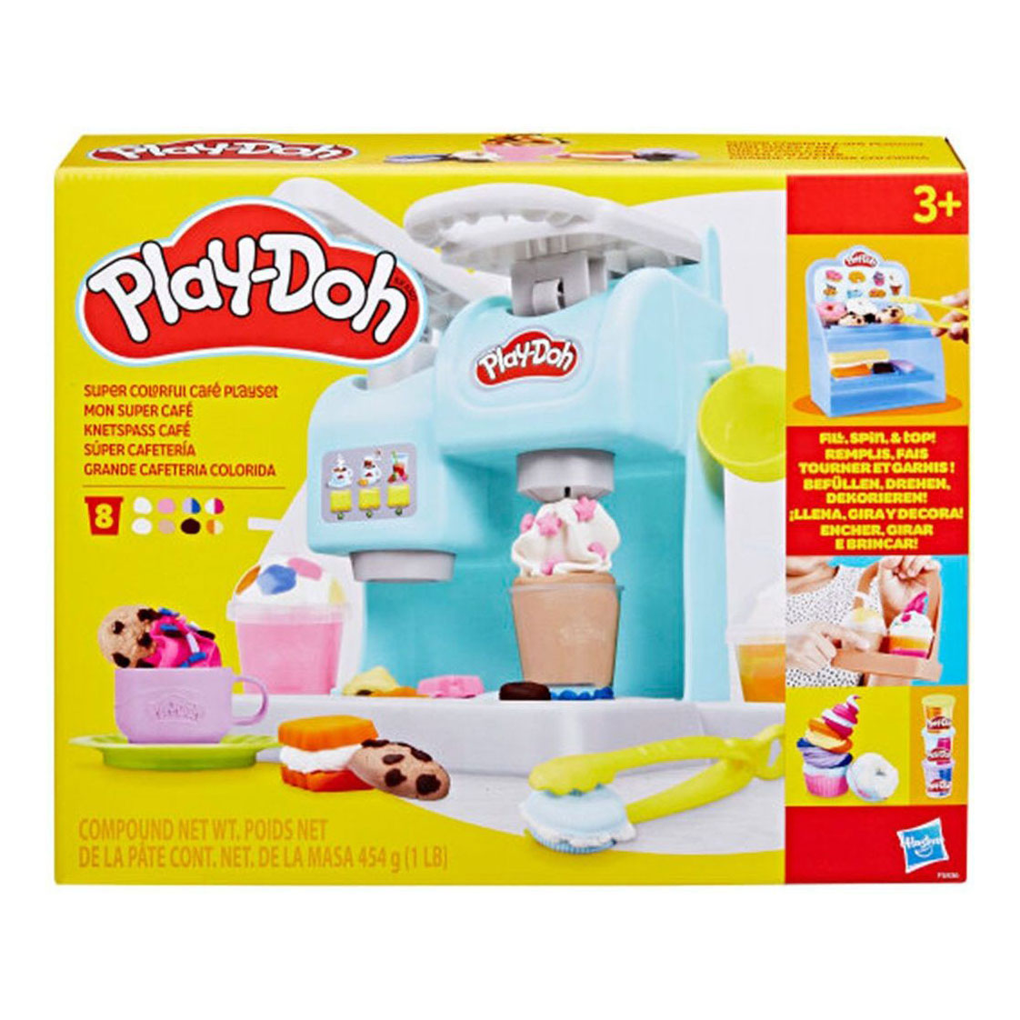 Super farbenfrohes Play-Doh-Café-Spielset