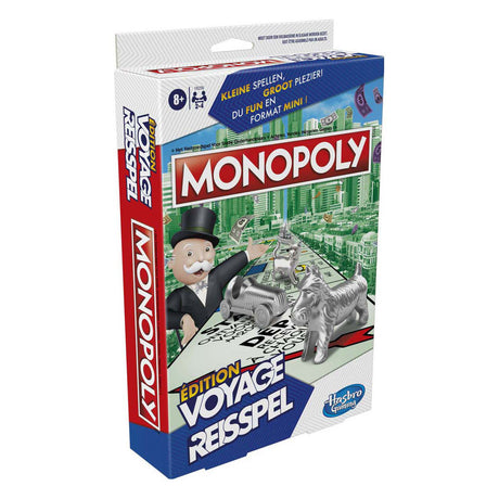 Hasbro Gaming Monopoly Reisespiel – belgische Ausgabe – Brettspiel