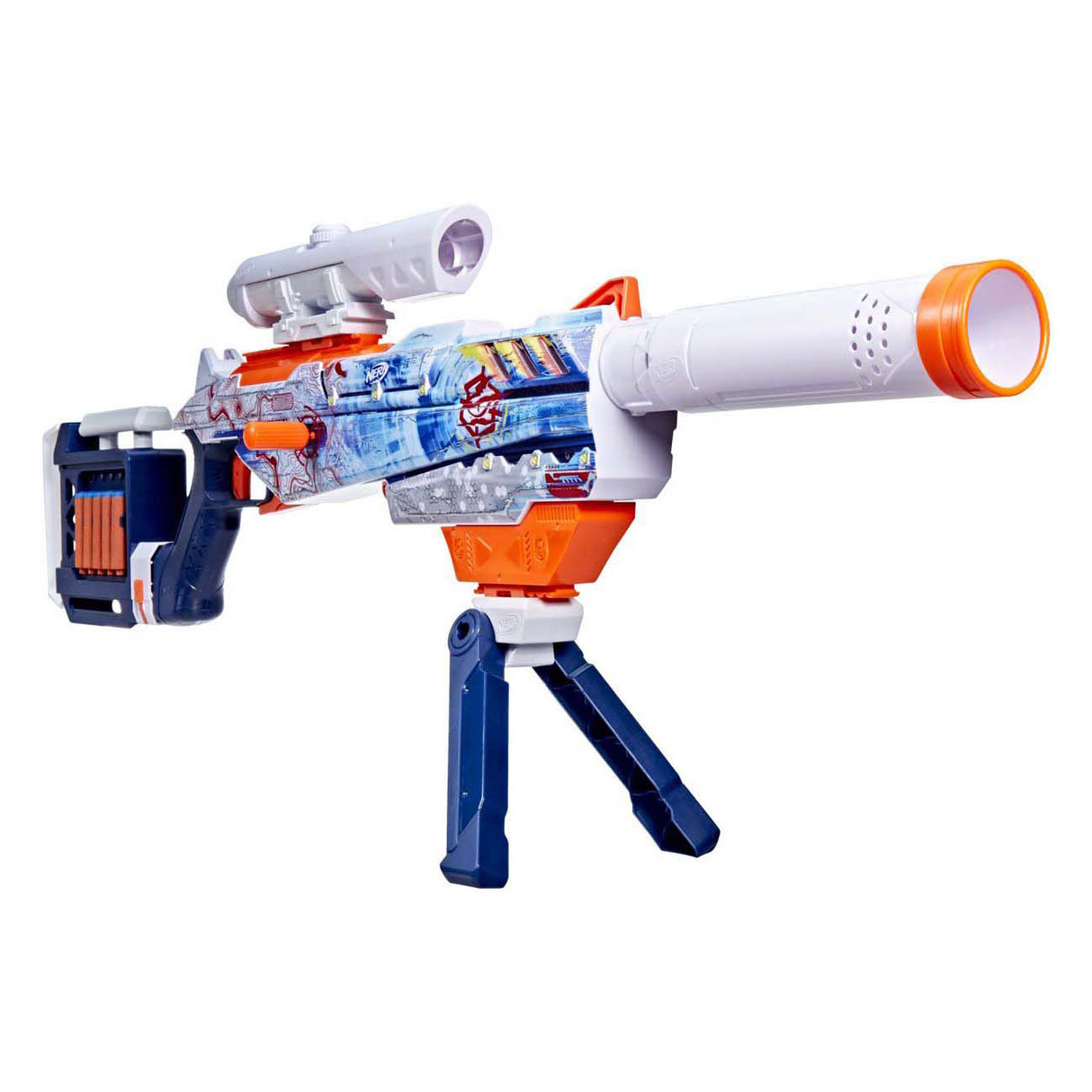 Nerf lädt den Arctic Zero Striker aus