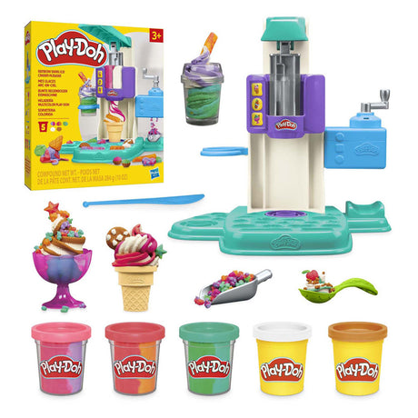 Play-doh Regenbogen-Softeis-Spielset – 5 Tontöpfe