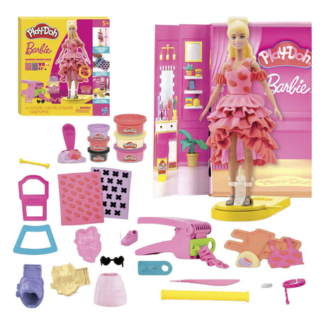 Play-Doh Barbie Designer-Modenschau-Spielset – Modelliermasse