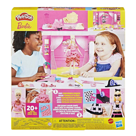 Play-Doh Barbie Designer-Modenschau-Spielset – Modelliermasse