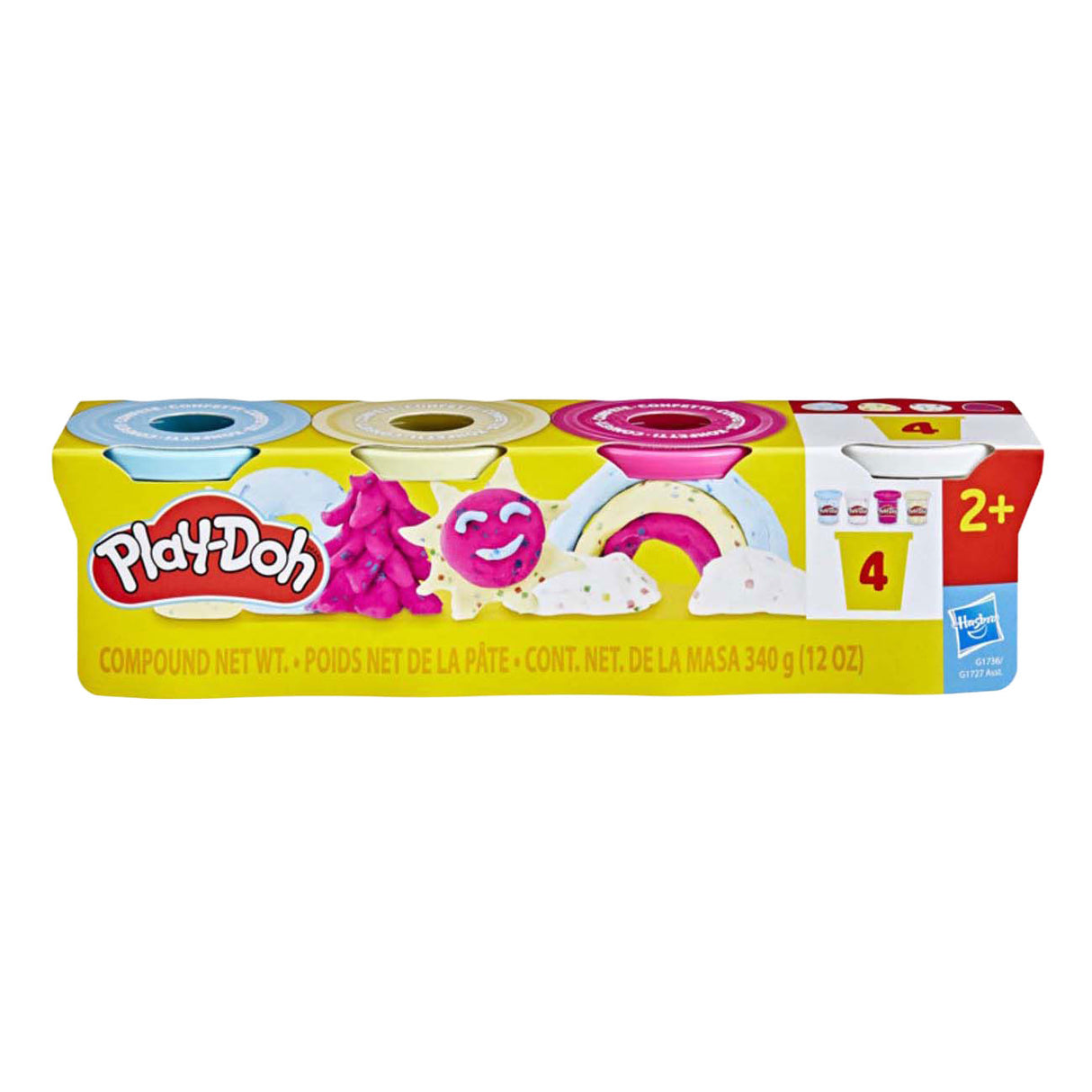 Play-Doh-Konfetti – 4 Tontöpfe