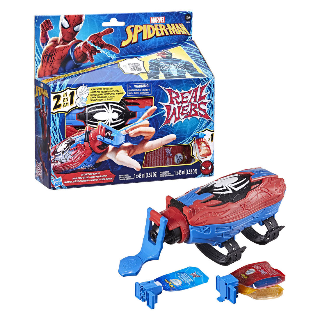 Marvel Spiderman Real Webs ultimativer Web-Blaster