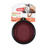 Zolux BVK faltbarer Silikon-Futternapf rot