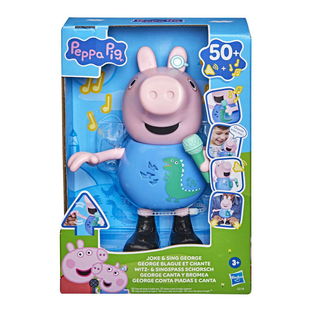 Hasbro peppa pig joke sing george - speelfiguur - franstalig