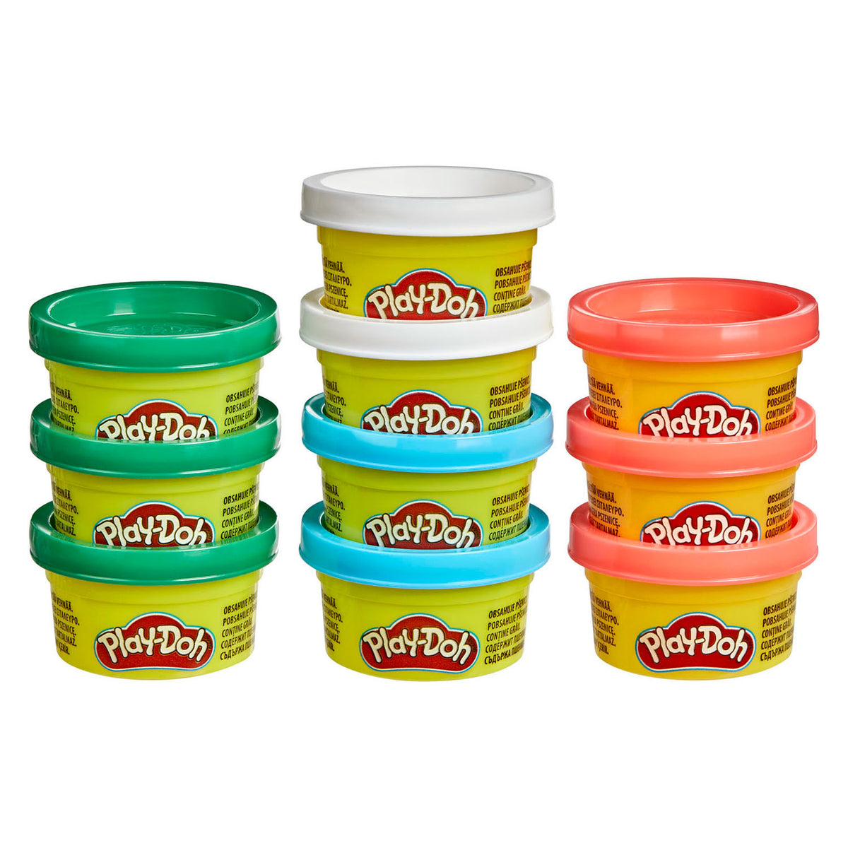 Play-doh kerstdagen set - 10 kleipotjes