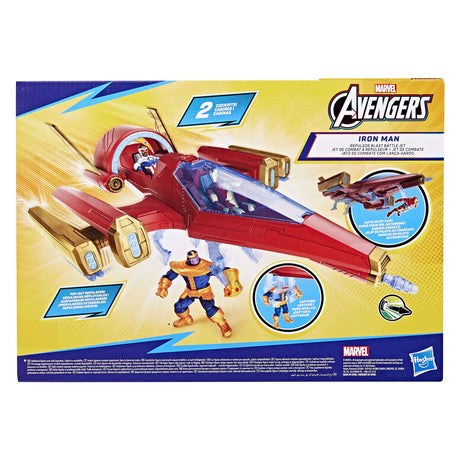 Hasbro Avengers, epische Heldenserie, Iron Man Repulsor Blast Battle Jet