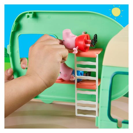 Peppa Wutz Wohnwagen mit drei kleinen Schweinchen – 9-tlg.