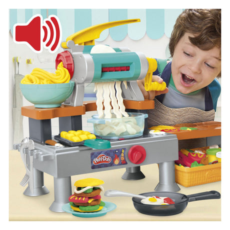 Superbrutzelndes Play-Doh-Küchenspielset mit echten Kochgeräuschen