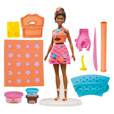 Hasbro play-doh barbie strand dag - 3 kleipotjes