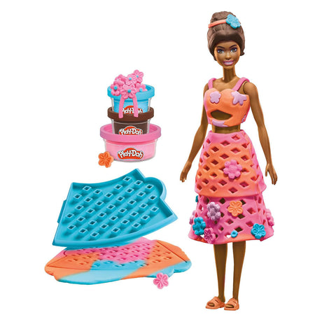 Hasbro play-doh barbie strand dag - 3 kleipotjes