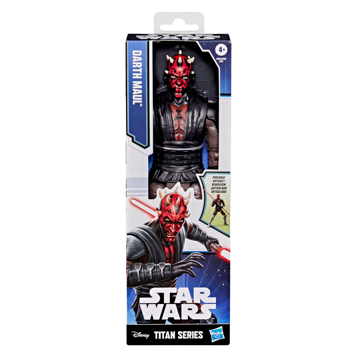 Star Wars Hasbro Actionfigur Titan Serie Darth Maul 30 cm Spielzeug.