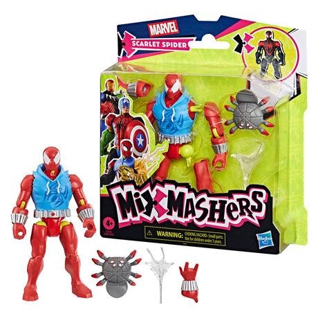 Hasbro mixmashers marvel scarlet spider speelfiguur