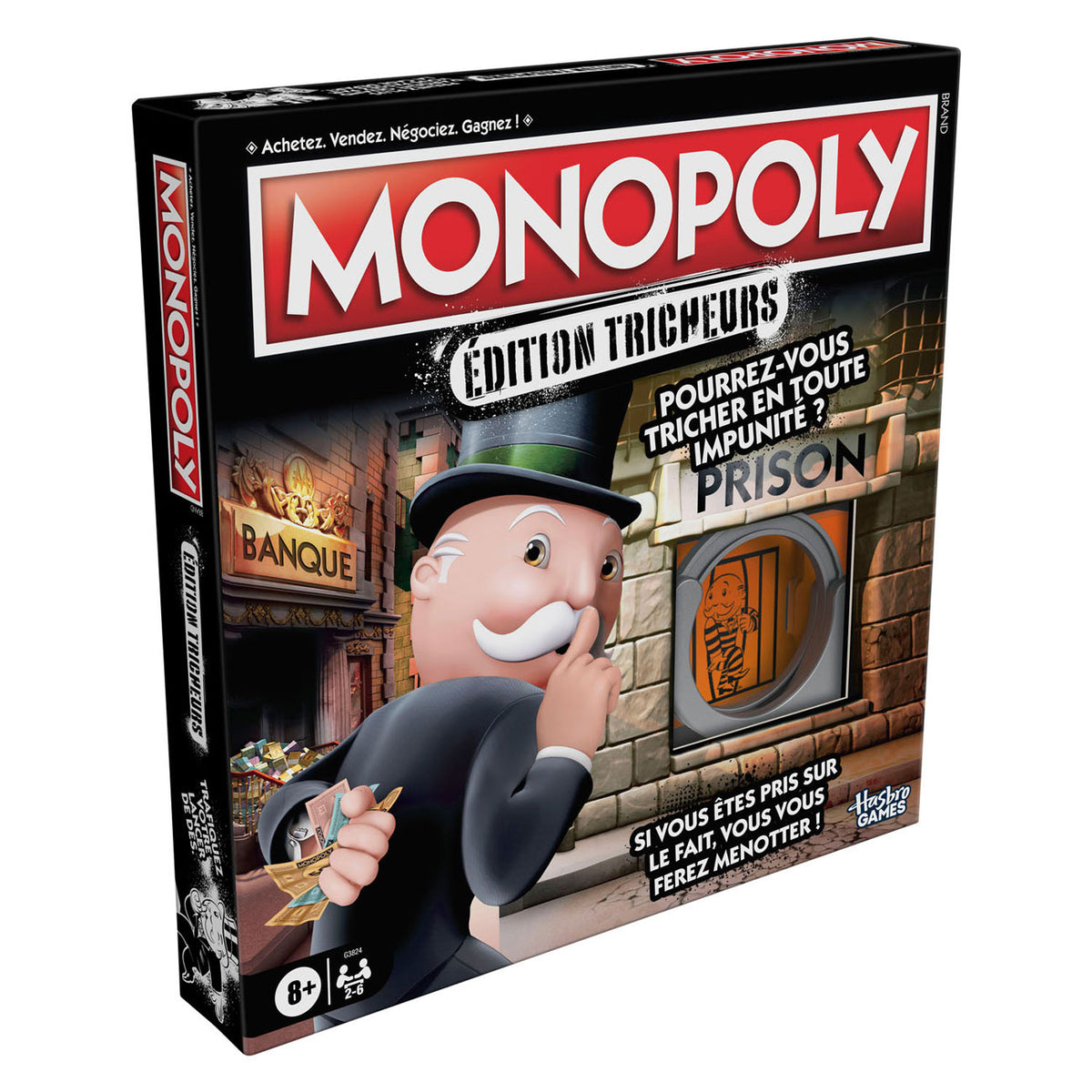 Hasbro monopoly cheaters edition fr