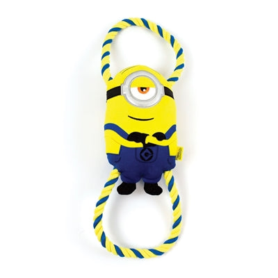 Minions Plüsch-Minion Stuart am Zahnseidenseil