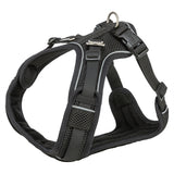 Trixie Hundegeschirr Premium Flexmesh breite Brust schwarz