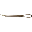 Trixie Hundeleine reines verstellbares Leder braun
