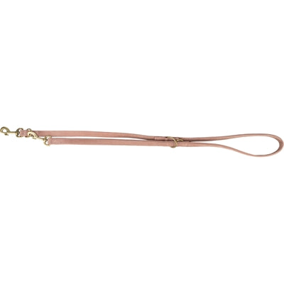 Trixie Hundeleine reines verstellbares Leder rosa