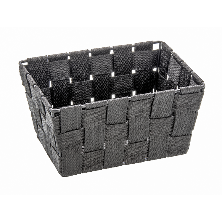 Wenko 1064949 - opbergmandje adria mini lang zwart | 4 stuks