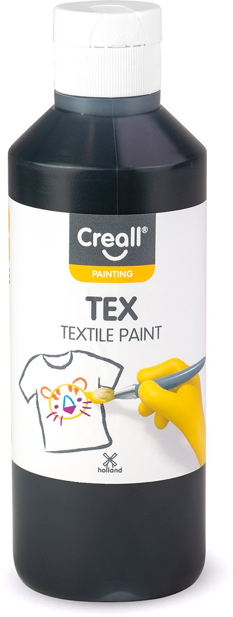 Creall Textilfarbe Schwarz, 250ml