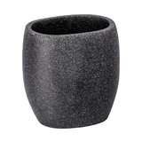 Wenko 1064942 - tandenborstelbeker puro antraciet | 2 stuks