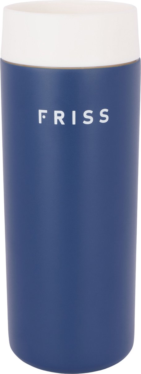 Friss Reisebecher Edelstahl 350ml blau