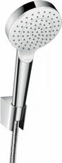 Hansgrohe porter 's badset - slang 125 cm - chroom wit