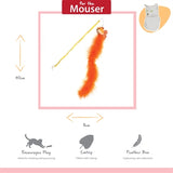 Happy Pet Tabby Patch Katze Angelrute Goldfisch orange