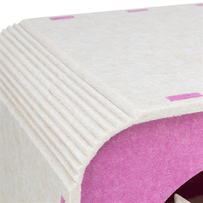 Trixie Spielbox Merle quadratisch Filz sandrosa
