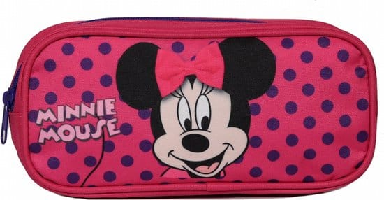 Jim Jam Federmäppchen Minnie Mouse Disney Federmäppchen 23x7x10 cm 1 Fach mit Reißverschluss