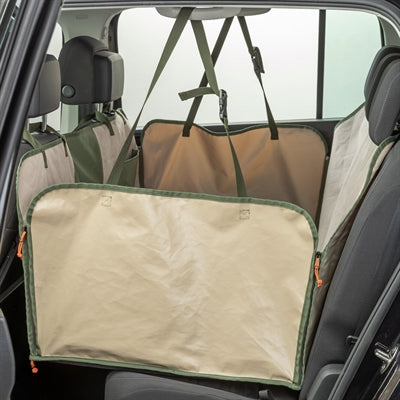Trixie Autoschutzdecke mit Wendebezug olivgrün beige